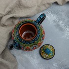 Чайник Риштанская керамика "Самарканд", 1 л, разноцветный микс - Фото 6