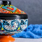 Сахарница узбекская Риштанская Керамика «Самарканд», 300 мл, МИКС - Фото 4