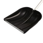 Лопата для уборки снега, пластиковый ковш 410×418 мм, оцинкованная планка, алюминиевый черенок, «Метель» - Фото 7