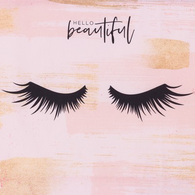 Дорожка на стол Этель Hello beautiful 30×70 см, 100% хлопок, саржа 190 г/м², розовая