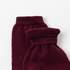 Носки женские махровые укороченные Collorista, размер 23, цвет бордо - Фото 2