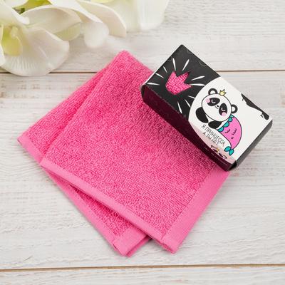 Полотенце махровое «Этель. Вжух», 30×30 см, хлопок 100%