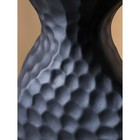 Ваза керамическая "Луна", настольная, матовая, чёрная, 38 см - Фото 6