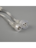 Гирлянда «Бахрома» 3 × 0.6 м, IP44, УМС, прозрачная нить, 160 LED, свечение жёлтое, мерцание белым, 220 В - Фото 9