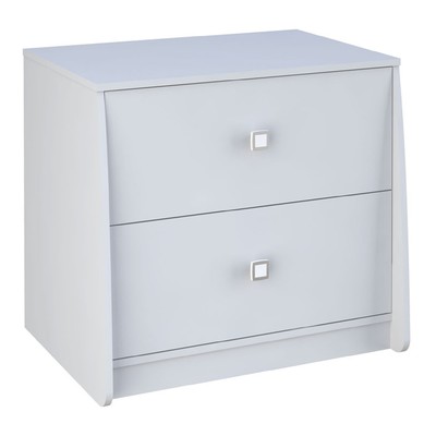 Комод напольный для кровати - чердака Polini kids Simple 4100, с 2 выдвижными ящиками, 755×548×685 мм, цвет белый