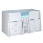 Комод напольный для кровати - чердака Polini kids Simple 4100, с 2 выдвижными ящиками, 755×548×685 мм, цвет белый - Фото 4