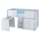 Комод напольный для кровати - чердака Polini kids Simple 4100, с 2 выдвижными ящиками, 755×548×685 мм, цвет белый - Фото 5