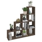 Стеллаж каскадный Polini Home Smart, 10 секций, цвет трюфель - Фото 2