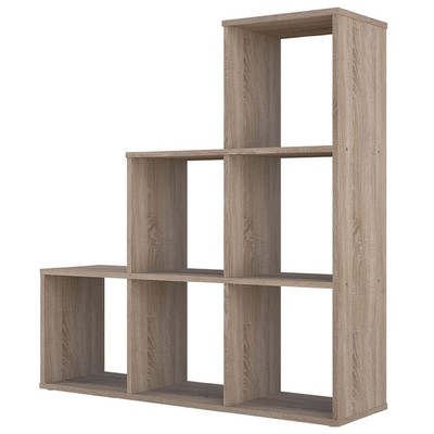 Стеллаж кубический для хранения Polini Home Smart, 6 секций, 1037×290×1069 мм, цвет дуб