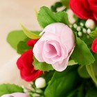 Букет «Розы мини», 29 см, МИКС (комплект 2 шт) - фото 24577568