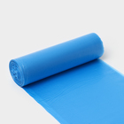 Мешки для мусора Доляна «Профи», 120 л, 68×110 см, 20 мкм, ПНД, 10 шт, цвет синий - Фото 4