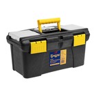 Ящик для инструмента ТУНДРА, 13", 320 х 175 х 160 мм, пластиковый, два органайзера - фото 8910041