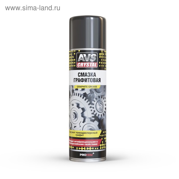 Смазка AVS, универсальная, графитовая, аэрозоль, 335 мл