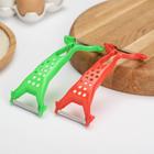 Овощечистка «Горох», 19 см, с тёркой, цвет МИКС - Фото 4