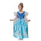 Карнавальный костюм «Принцесса Золушка», текстиль-принт, платье, перчатки, брошь, р. 30, рост 116 см - фото 318262851