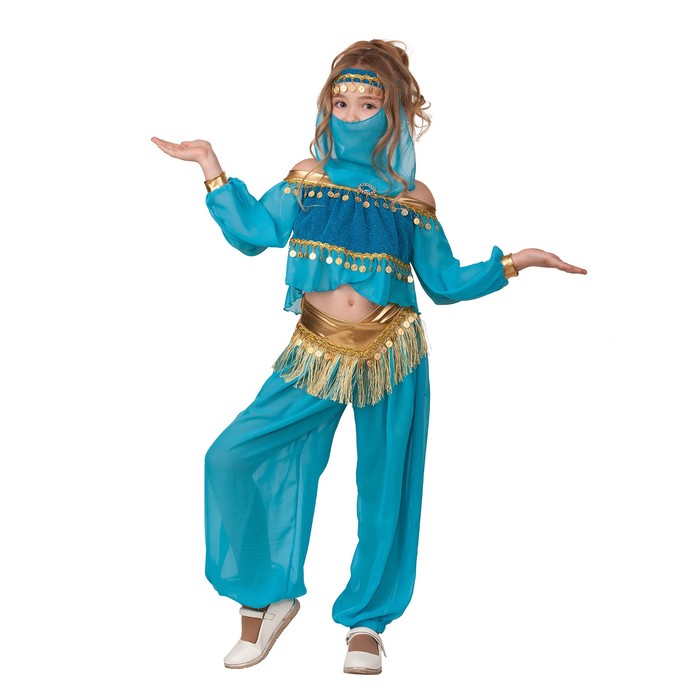 Карнавальный костюм «Принцесса Востока», текстиль, р. 28, рост 110 см - Фото 1