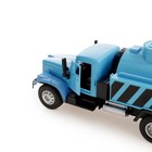 Грузовик металлический «Топливо», инерционный, цвет синий - фото 21004367