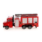 Машина металлическая «Пожарная служба», инерция, с элементами из пластика, МИКС - фото 10164779