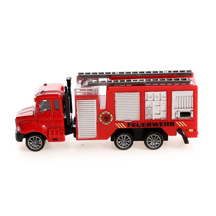 Машина металлическая «Пожарная служба», инерция, с элементами из пластика, МИКС - фото 1905605885