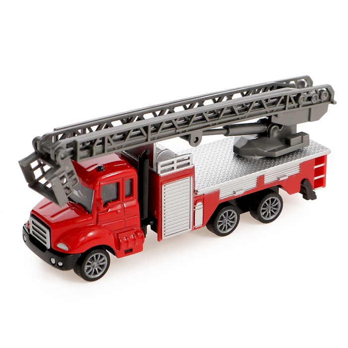 Машина металлическая «Пожарная служба», инерция, с элементами из пластика, МИКС - фото 1883501015