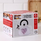 Чайник из нержавеющей стали со свистком Доляна «Круги», 1,9 л, индукция - фото 30990515