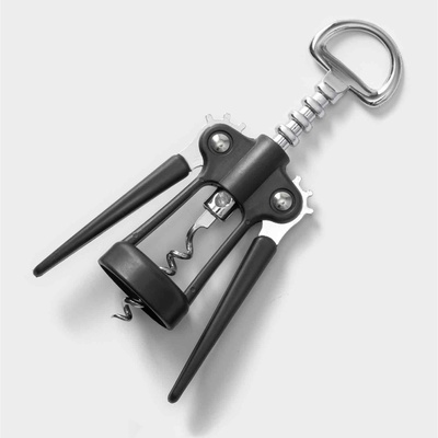 Штопор для вина «Профи», 17.5 см, цвет чёрный