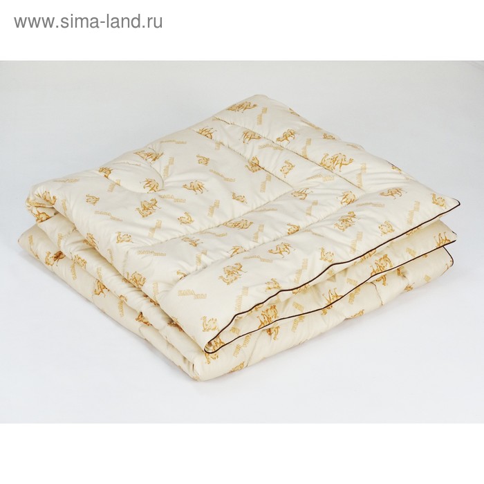 Одеяло всесезонное, размер 140 × 205 см, верблюжья шерсть - Фото 1