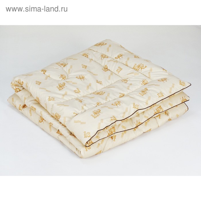 Одеяло всесезонное, размер 140 × 205 см, верблюжья шерсть