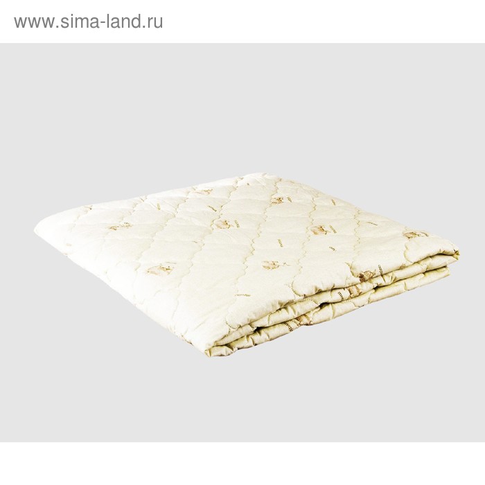 Одеяло лёгкое, размер 110 × 140 см, овечья шерсть - Фото 1