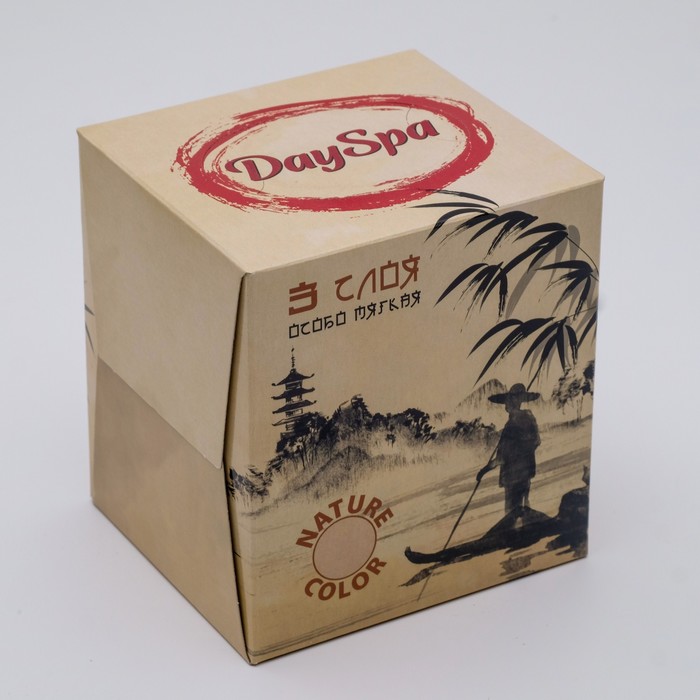 Салфетки косметические из бамбукового волокна "Day Spa", 3-слойные в кубе 50 шт - Фото 1