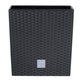 Кашпо RATO LOW, 2 предмета: внутренняя и наружная ёмкости, 37 и 64 л, цвет антрацит