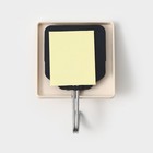 Крючки самоклеящиеся Доляна «Квадрат», 3 шт., светлое дерево - Фото 5