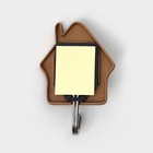 Крючки самоклеящиеся Доляна «Дом», 3 шт., тёмное дерево - Фото 5