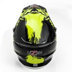 Шлем HIZER B6195-2, размер L, жёлтый, чёрный - Фото 4