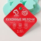 Форма для конфет и шоколада Доляна «Заяц», силикон, 15×11.5 см, 6 ячеек (3.8×3.5 см), бирюзовая - Фото 12