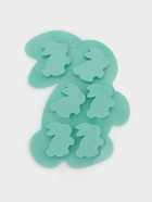 Форма для конфет и шоколада Доляна «Заяц», силикон, 15×11.5 см, 6 ячеек (3.8×3.5 см), бирюзовая - Фото 2