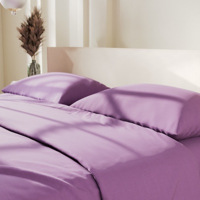 Постельное бельё евро «Этель. Лавандовый мотив», поплин