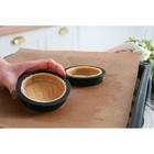 Формы для выпечки тарта Доляна, перфорированные, внутренний d=8.3 см, набор 6 шт., чёрный - Фото 7