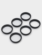 Формы для выпечки тарта Доляна, перфорированные, внутренний d=8.3 см, набор 6 шт., чёрный - Фото 2