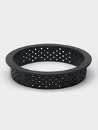 Формы для выпечки тарта Доляна, перфорированные, внутренний d=8.3 см, набор 6 шт., чёрный - Фото 3