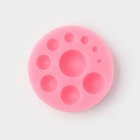 Молд для заливки Доляна «Полусфера», силикон, 6.5×6.5×1.5 см, розовый - Фото 2