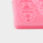 Молд Доляна «Цветочный узор», силикон, 7,7×5 см, цвет МИКС - фото 4292254