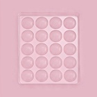 Форма для шоколада и конфет «Полусфера», 23.6×18.8 см, 20 ячеек 4×4×1.8 см, прозрачная - Фото 4