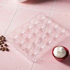 Форма для шоколада и конфет «Полусфера», 23,6×18,8 см, 20 ячеек (4×4×1,8 см) - Фото 6