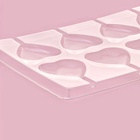 Форма для шоколада и конфет «Сердце», 27.2×18.2 см, 8 ячеек, пластик, прозрачная - Фото 3