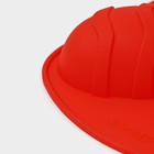 Форма для выпечки Доляна «Пасха. Пасхальные яйца», силикон, 32.5×19.5 см, 6 ячеек (9.7×6.8 см), красная - Фото 5