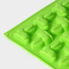 Форма для шоколада Доляна «Кролик», силикон, 30×23 см, 16 ячеек, МИКС - Фото 3