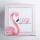 Коробка складная «Фламинго», 12 × 12 × 12 см - Фото 3