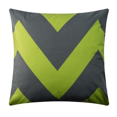 Наволочка Этель «Зеленый шеврон» 70*70, 100% хлопок, поплин, 125 г/м2