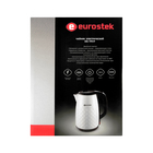 Чайник электрический Eurostek EEK-TP01P, пластик, колба металл, 2.5 л, 1500 Вт, черно-белый - Фото 8
